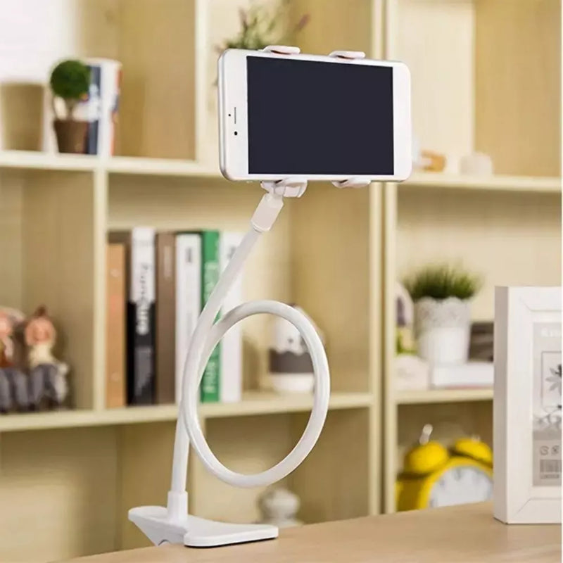 Suporte Para Celular De Mesa Cama Universal Articulável Giratório 360 Suporte De Preguiça Com Garra