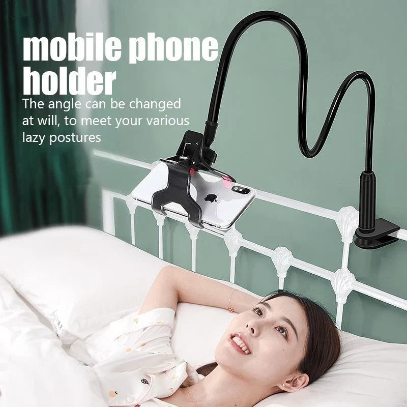 Suporte Para Celular De Mesa Cama Universal Articulável Giratório 360 Suporte De Preguiça Com Garra