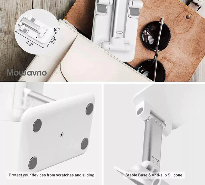 PROMOÇÃO！Atualizar！Suporte Para Celular e Tablet Dobrável Portátil Ajustável Apoio Mesa