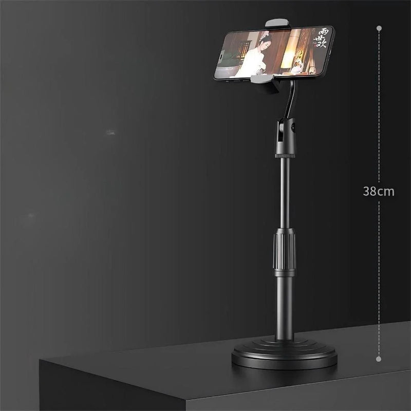 Suporte de Mesa para Celular Altura Ajustável Ângulo de 360º Universal e Prático