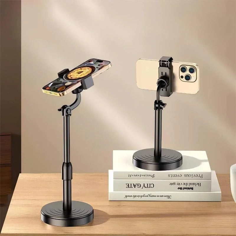 Suporte de Mesa para Celular Altura Ajustável Ângulo de 360º Universal e Prático