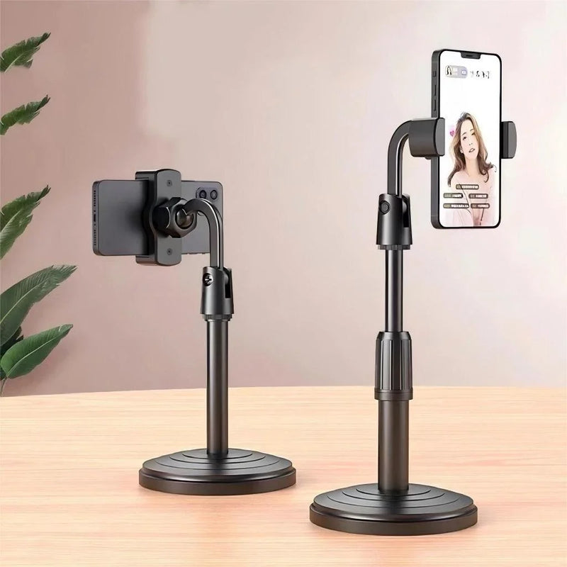Suporte de Mesa para Celular Altura Ajustável Ângulo de 360º Universal e Prático